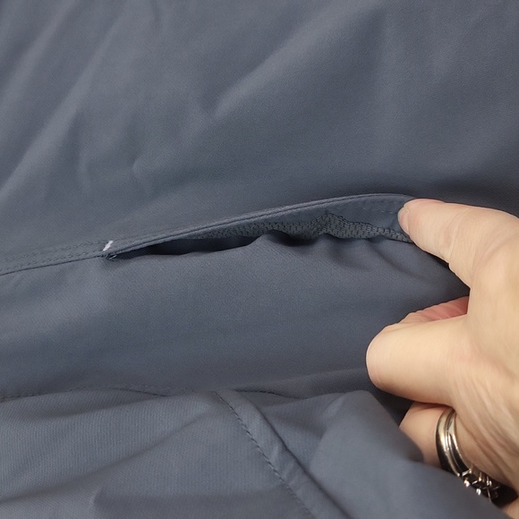 TITLE NINE Gray & Orange Softshell Peacekeeper Trench Coat - Picture 6 of 14